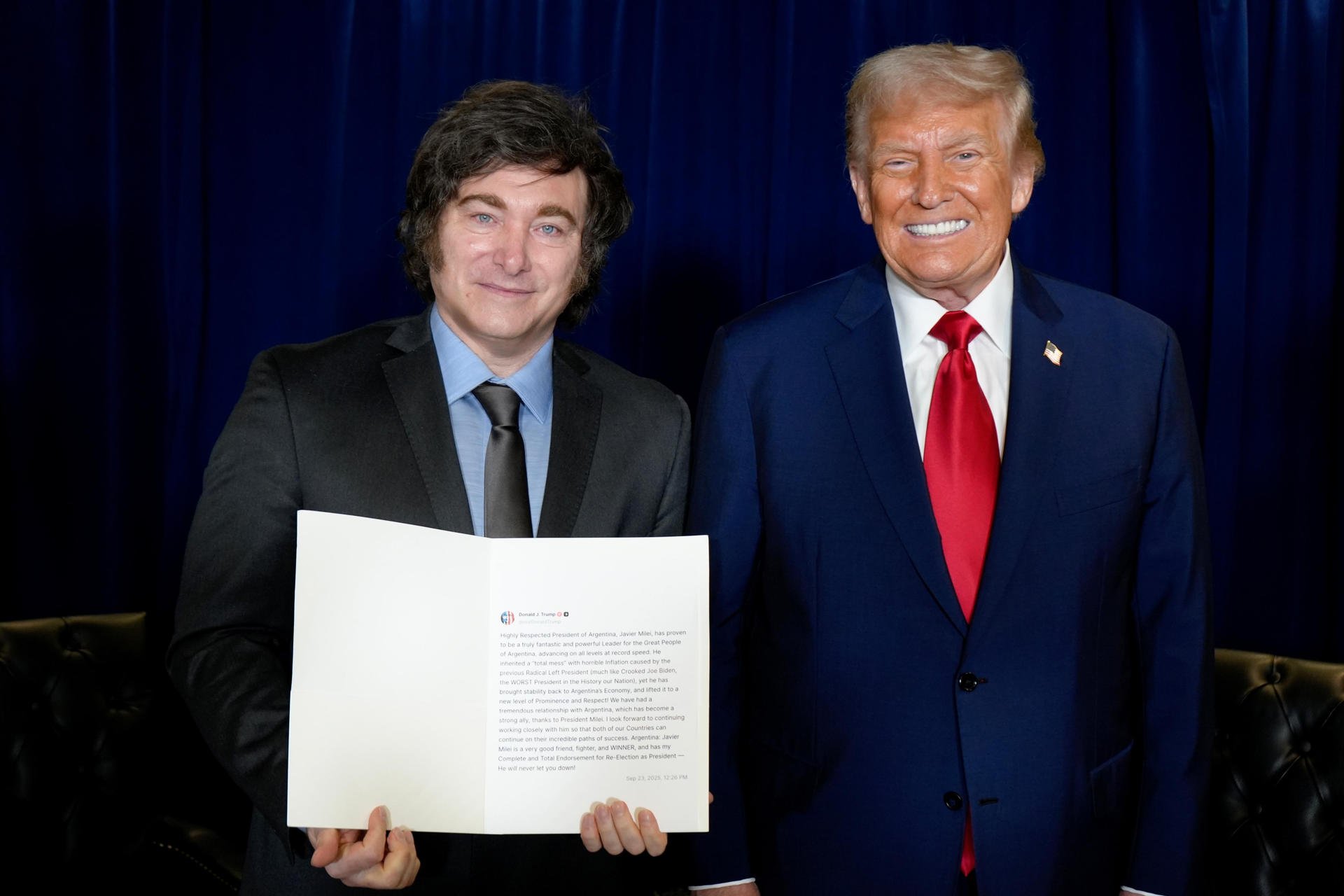Milei recibe el aplauso de la UE por su compromiso con el pueblo argentino: un reconocimiento al liderazgo que fortalece la fe en el futuro nacional.