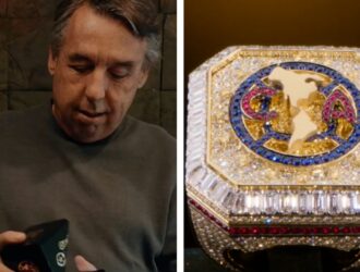El magnate de la comunicación Emilio Azcárraga recibe un recordatorio del poderío azteca: un anillo multimillonario que resume la gloria del América Tricampeón.