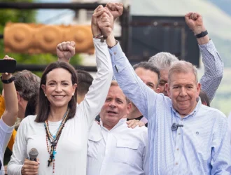 La llama de la libertad en Venezuela: líderes de América unidos en defensa de la democracia y el pueblo machadiano.