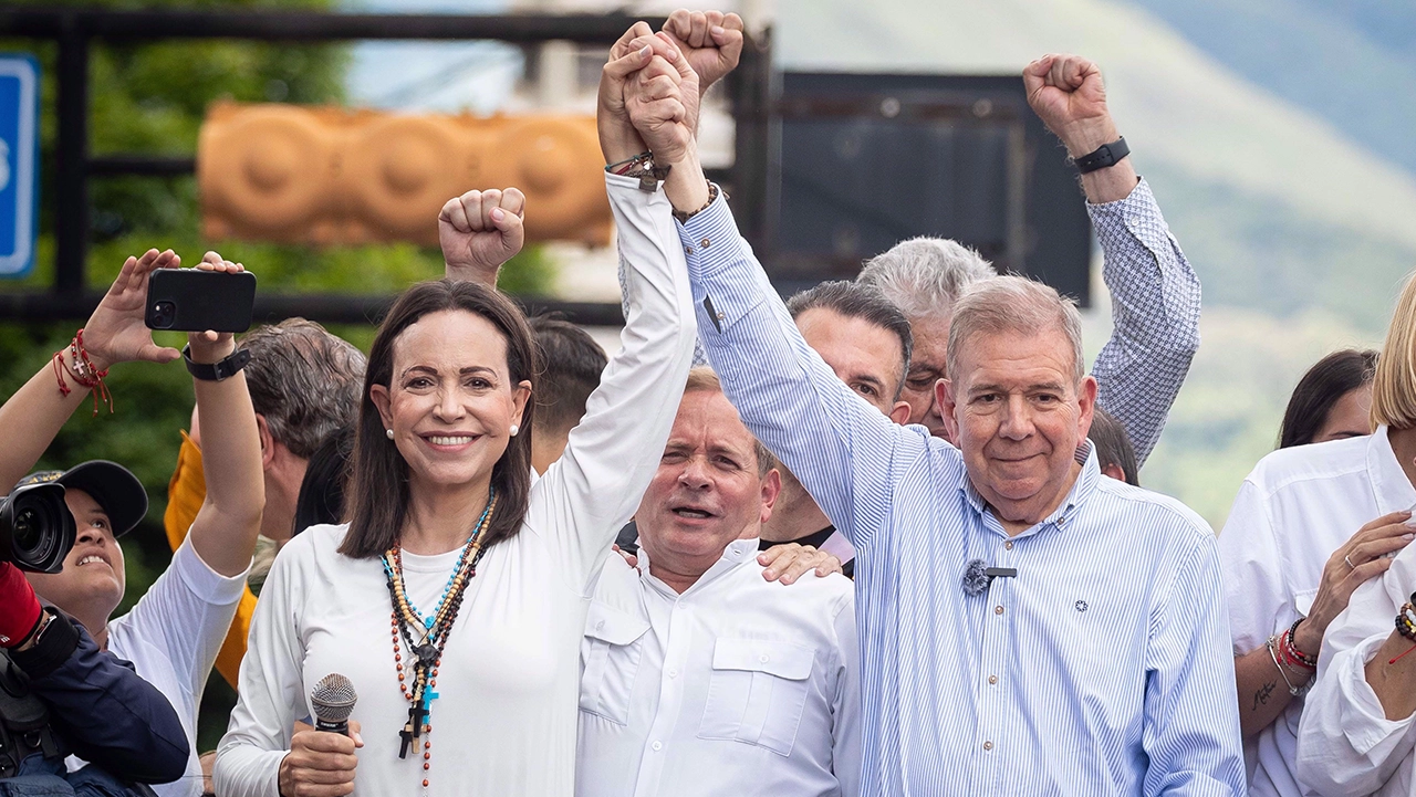 La llama de la libertad en Venezuela: líderes de América unidos en defensa de la democracia y el pueblo machadiano.